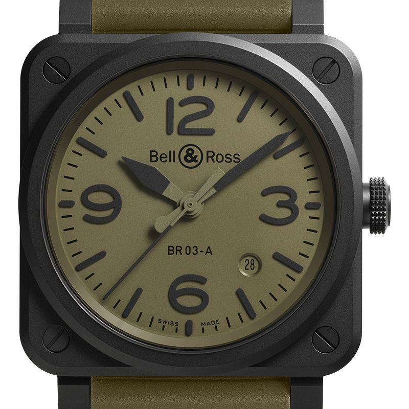 Bell ＆ Ross BR 03 MILITARY CERAMIC ベル＆ロス BR 03 ミリタリー  