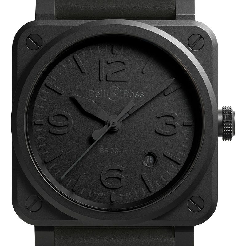 Bell ＆ Ross BR 03 PHANTOM ベル＆ロス BR 03 ファントム BR03A-PH-CE/SRB