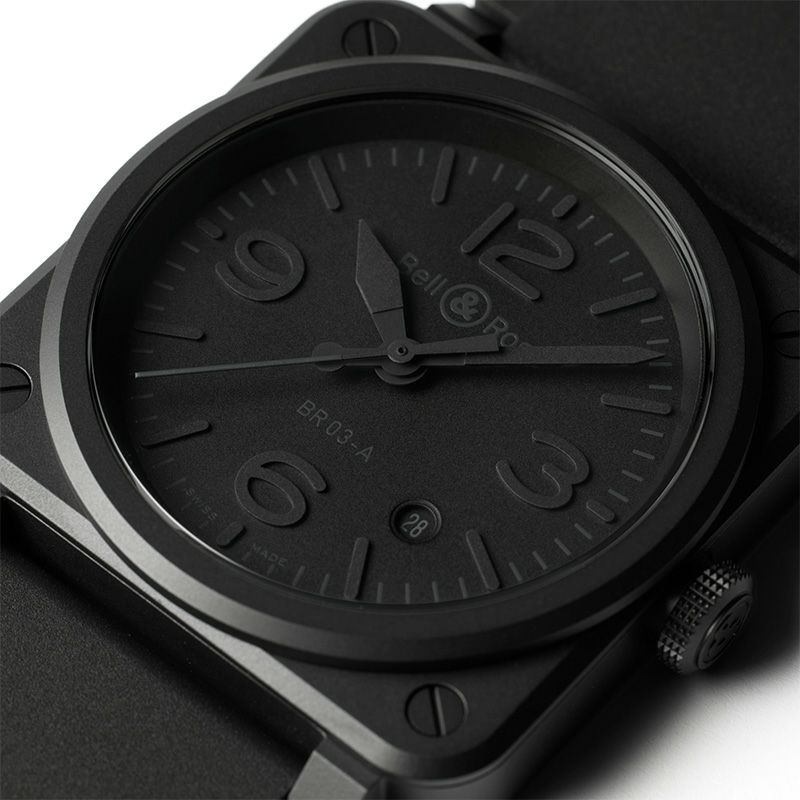 Bell ＆ Ross BR 03 PHANTOM ベル＆ロス BR 03 ファントム BR03A-PH-CE 