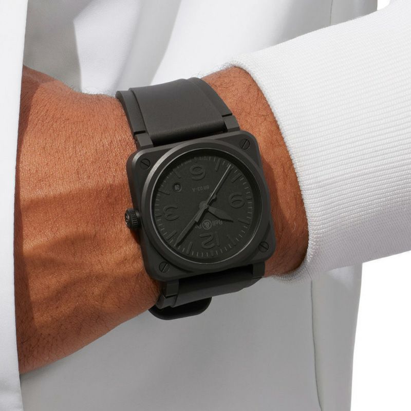 Bell ＆ Ross BR 03 PHANTOM ベル＆ロス BR 03 ファントム BR03A-PH-CE 