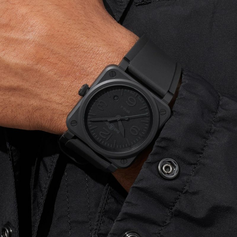 Bell ＆ Ross BR 03 PHANTOM ベル＆ロス BR 03 ファントム BR03A-PH-CE 