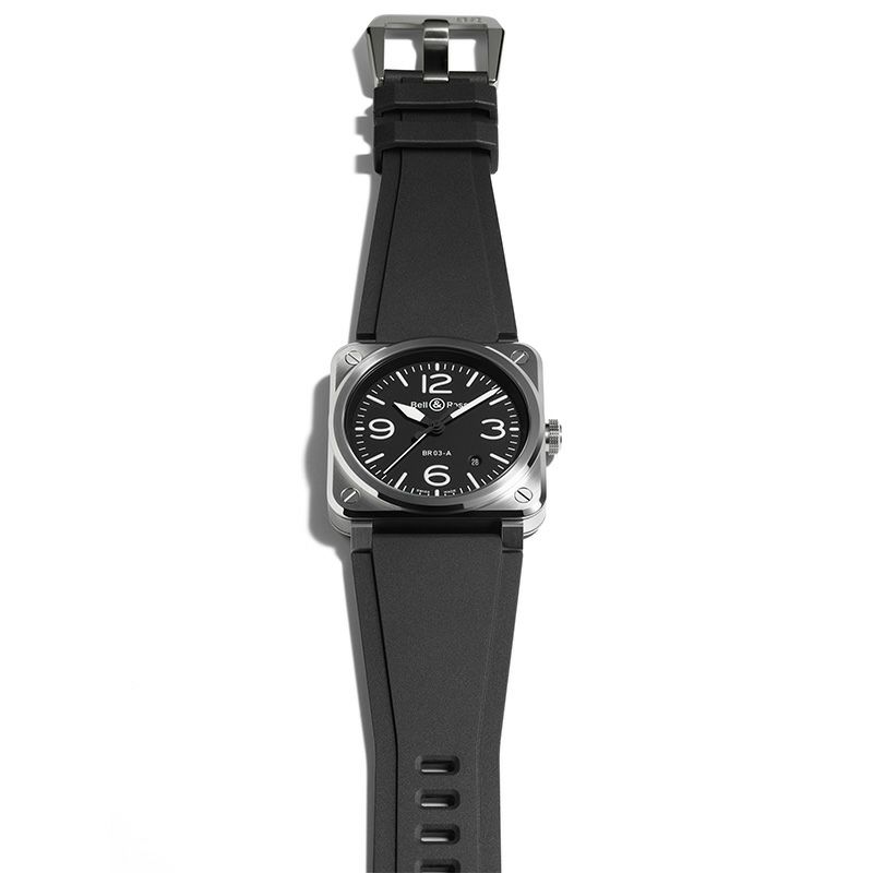 Bell ＆ Ross BR 03 BLACK STEEL ベル＆ロス BR 03 ブラック 