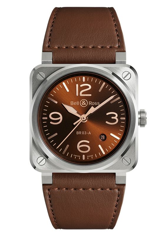 Bell ＆ Ross BR 03 GOLDEN HERITAGE ベル＆ロス BR 03 ゴールデン ヘリテージ BR03A-GH-ST/SCA