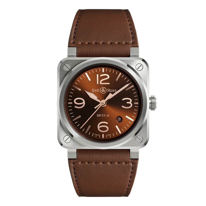 Bell ＆ Ross BR 03 GOLDEN HERITAGE ベル＆ロス BR 03 ゴールデン ヘリテージ BR03A-GH-ST/SCA