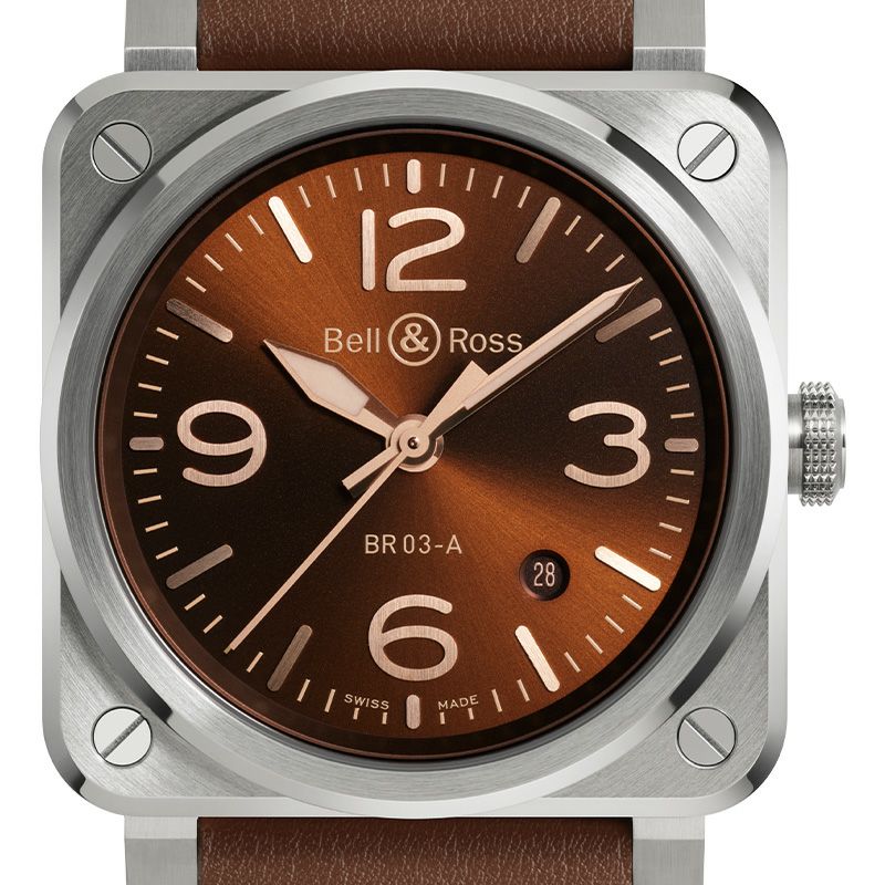 Bell ＆ Ross BR 03 GOLDEN HERITAGE ベル＆ロス BR 03 ゴールデン ヘリテージ BR03A-GH-ST/SCA