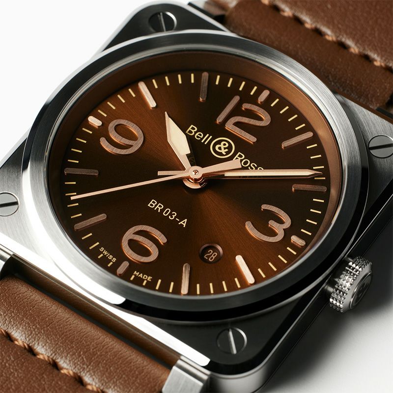 Bell ＆ Ross BR 03 GOLDEN HERITAGE ベル＆ロス BR 03 ゴールデン ヘリテージ BR03A-GH-ST/SCA