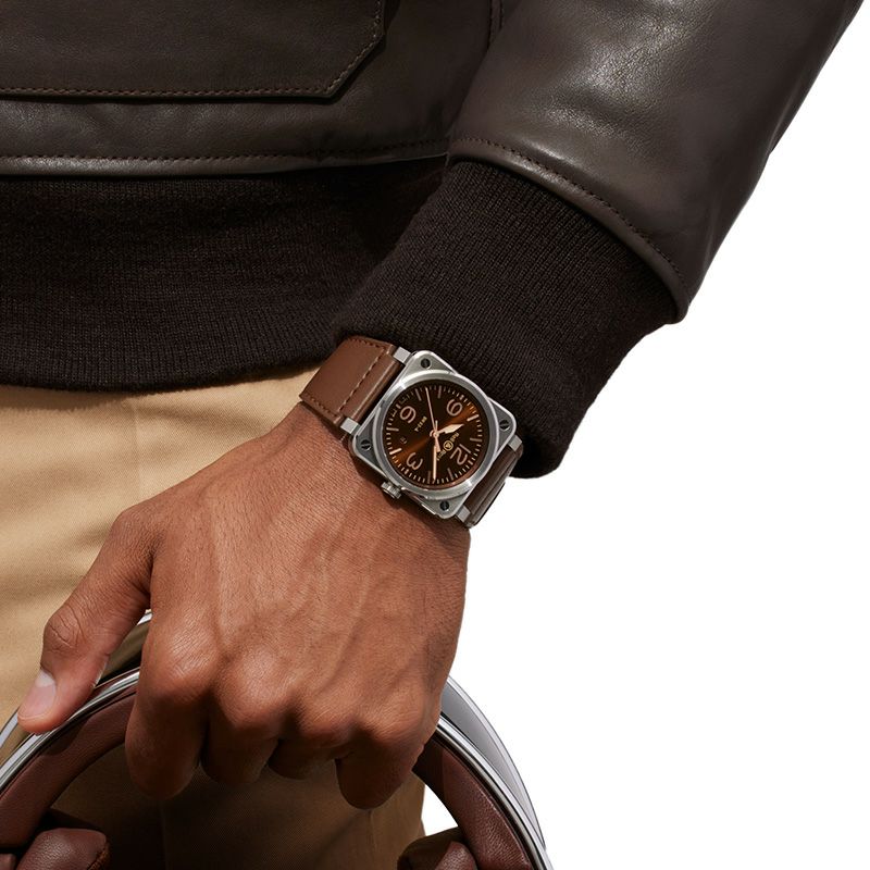 Bell ＆ Ross BR 03 GOLDEN HERITAGE ベル＆ロス BR 03 ゴールデン ヘリテージ BR03A-GH-ST/SCA