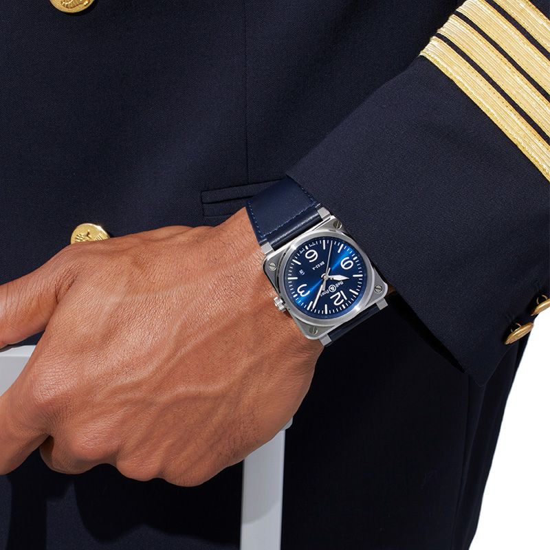 Bell ＆ Ross BR 03 BLUE STEEL ベル＆ロス BR 03 クロノ ブルー