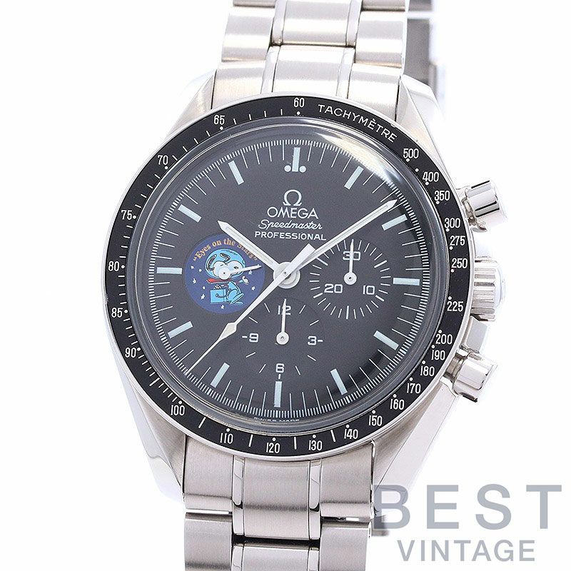 【中古】OMEGA SPEEDMASTER PROFESSIONAL MOONWATCH SNOOPY AWARD オメガ スピードマスター ムーンウォッチ プロフェッショナル スヌーピーアワード 3578.51.00