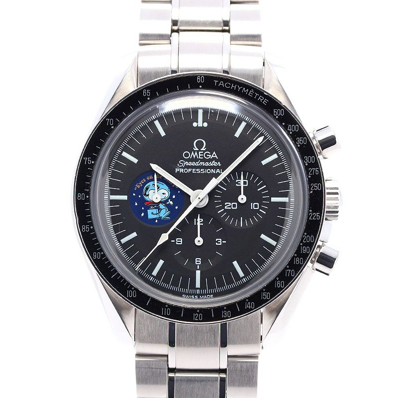 【中古】OMEGA SPEEDMASTER PROFESSIONAL MOONWATCH SNOOPY AWARD オメガ スピードマスター ムーンウォッチ プロフェッショナル スヌーピーアワード 3578.51.00
