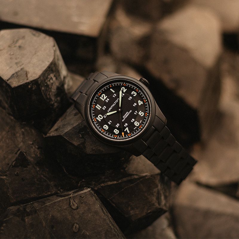 ハミルトン HAMILTON チタン H706651 カーキ 自動巻き 時計 HAMILTON  