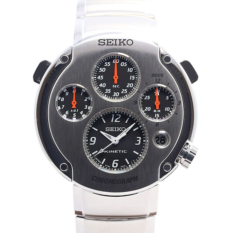 中古】SEIKO KINETIC CHRONOGRAPH FIRST MODEL PARTENZA セイコー