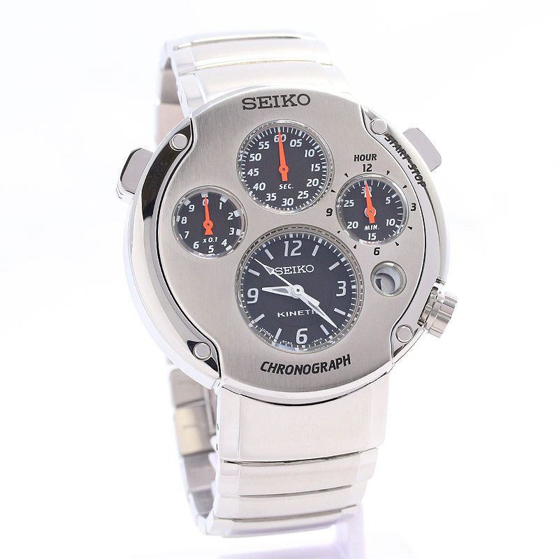 【中古】SEIKO KINETIC CHRONOGRAPH FIRST MODEL PARTENZA セイコー キネティッククロノグラフ ファーストモデル パルテンザ SBXZ001 (9T82-0A10)