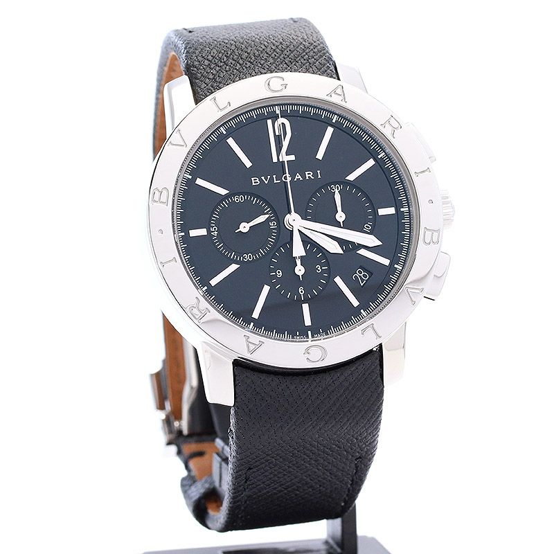 BVLGARI 腕時計 ブルガリブルガリ クロノグラフ【ジャンク】 浮かん 