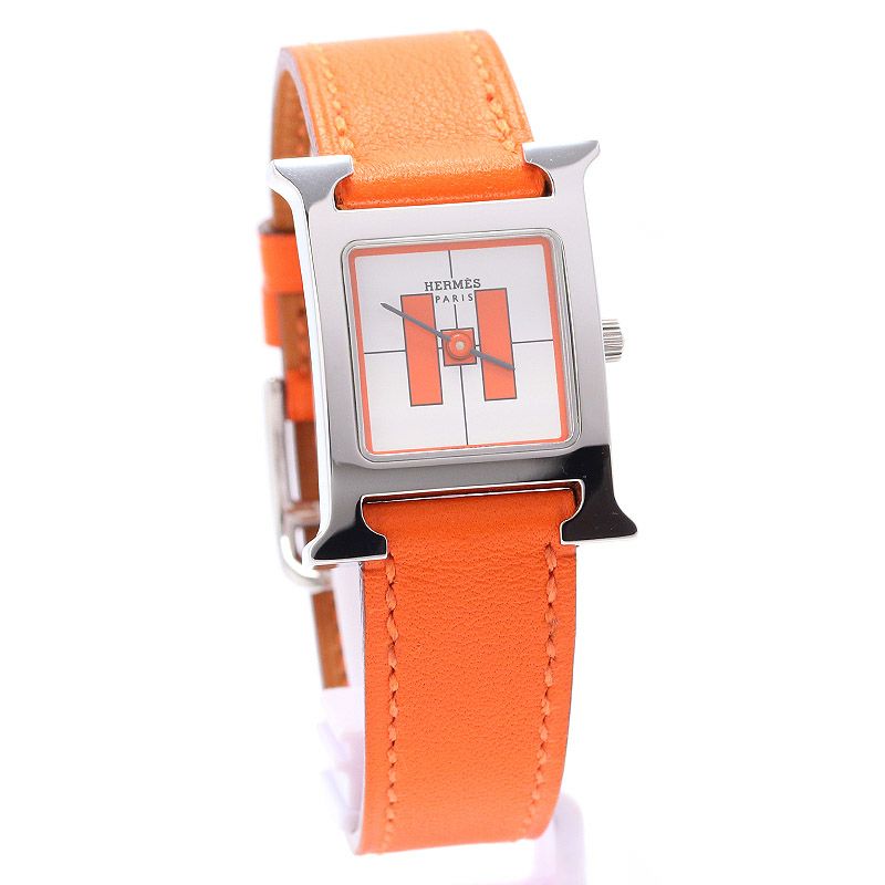 【中古】HERMES H WATCH 2001 GINZA LIMITED 