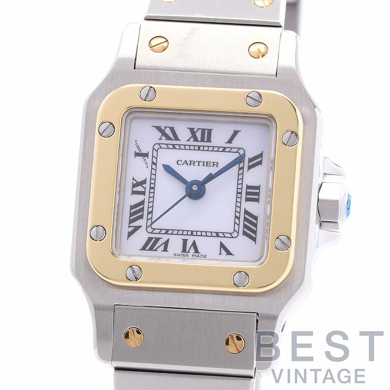 中古】CARTIER SANTOS GALBEE SMALL MODEL カルティエ サントスガルベ