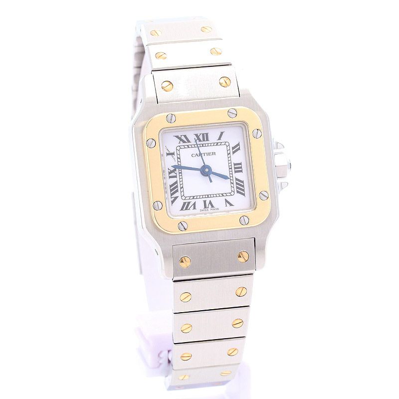 中古】CARTIER SANTOS GALBEE SMALL MODEL カルティエ サントスガルベ  