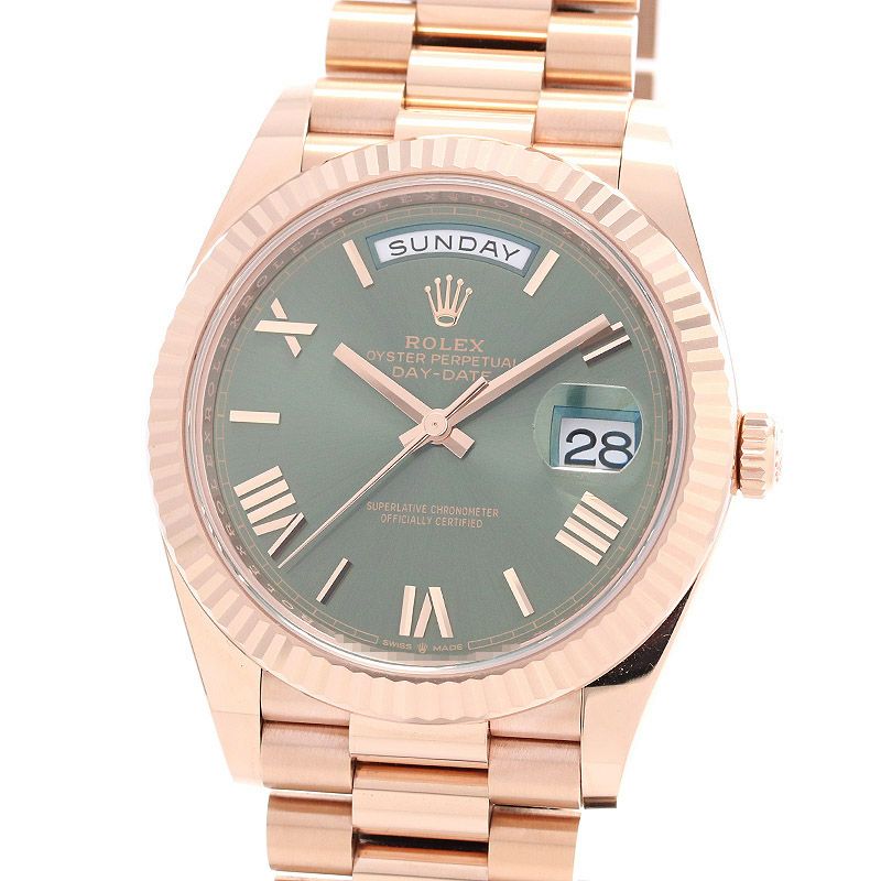 【中古】ROLEX OYSTER PERPETUAL DAY-DATE 40 ロレックス オイスターパーペチュアル デイデイト 40 228235 (M228235-0025)