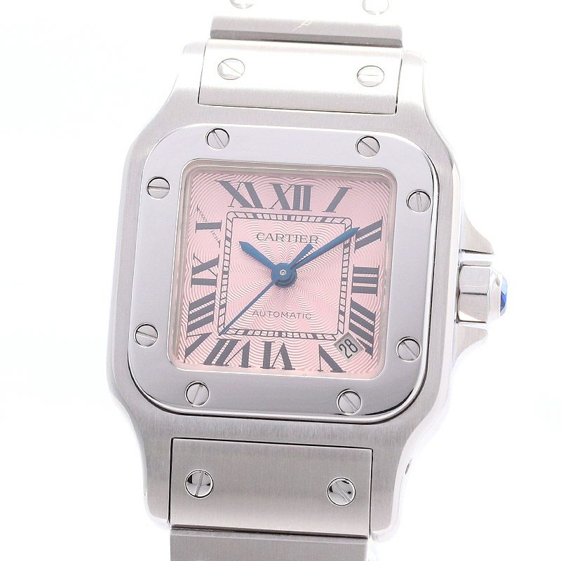中古】CARTIER SANTOS GALBEE SMALL MODEL ASIA LIMITED カルティエ  
