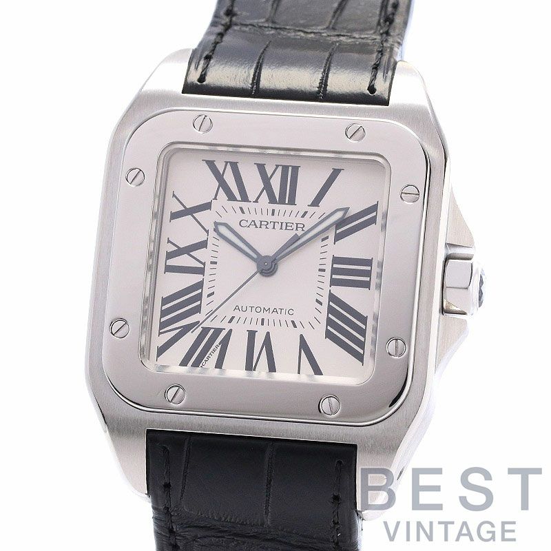 【中古】CARTIER SANTOS 100 LARGE MODEL EARLY MODEL カルティエ サントス100 LM 初期型  W20076X8｜ヴィンテージブランド｜時計・腕時計の通販サイトBEST ISHIDA（正規・中古販売店）