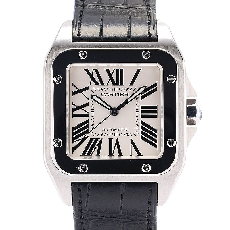中古】CARTIER SANTOS 100 LARGE MODEL EARLY MODEL カルティエ 