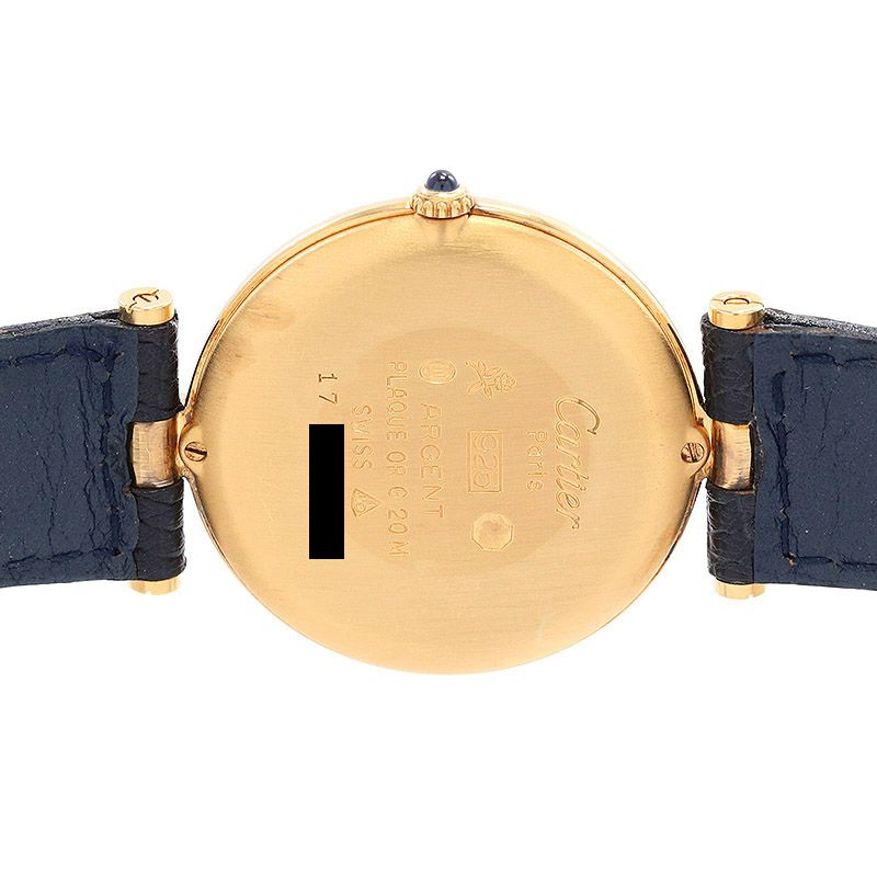 【中古】CARTIER MUST VANDOME WATCH LM VERMEIL / MUST VANDOME LM VERMEIL カルティエ マストヴァンドームLM ヴェルメイユ 83977413