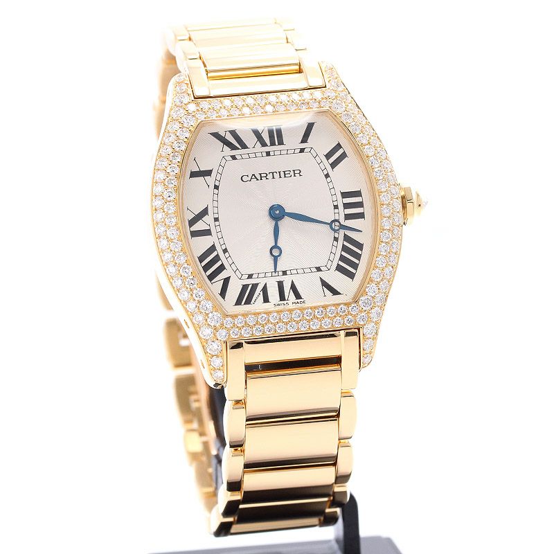【中古】CARTIER TORTUE LARGE MODEL カルティエ トーチュLM WA5037W8
