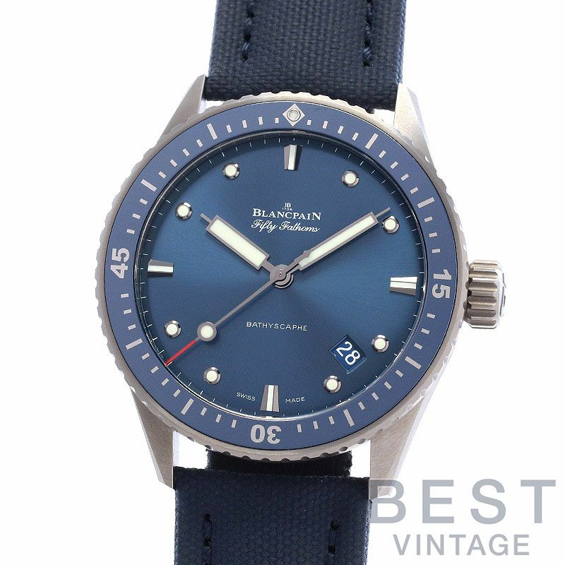 中古】BLANCPAIN FIFTY FATHOMS BATHYSCAPHE ブランパン フィフティ ファゾムス バチスカーフ  5000-0240-O52A｜ヴィンテージブランド｜時計・腕時計の通販サイトBEST ISHIDA（正規・中古販売店）