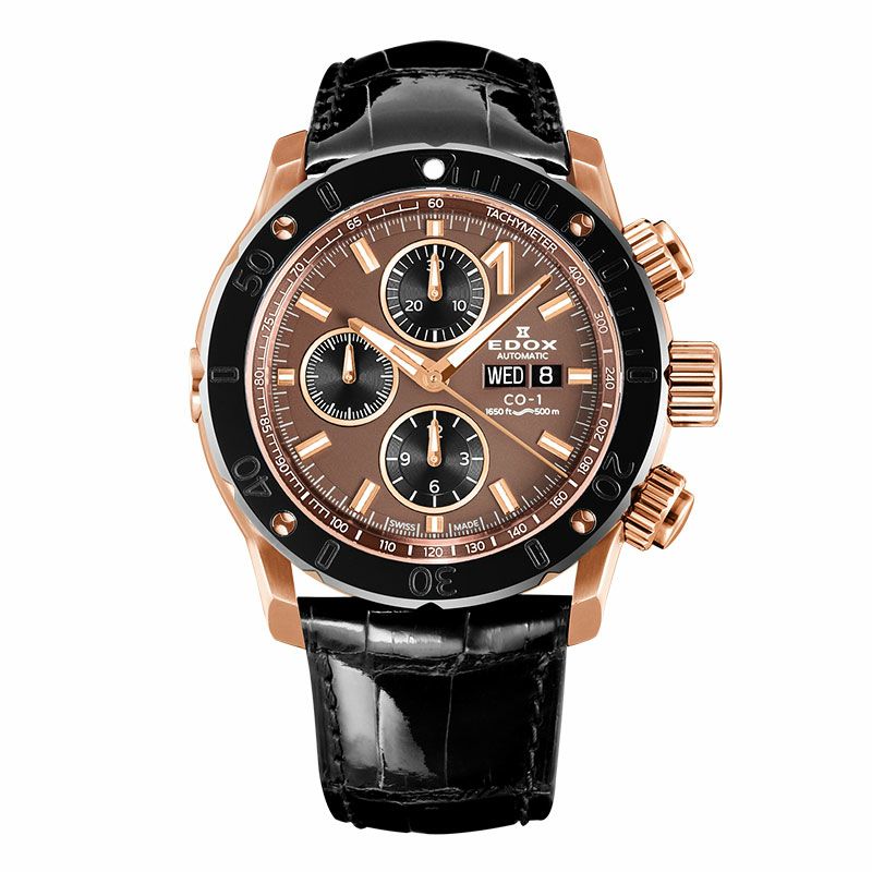 EDOX CHRONOFFSHORE-1 CHRONOGRAPH AUTOMATIC SUNSET SPECIAL EDITION エドックス  クロノオフショア1 クロノグラフ オートマティック サンセット スペシャルエディション ...