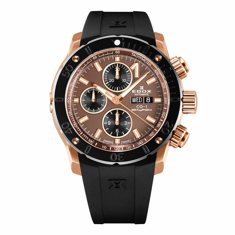 EDOX CHRONOFFSHORE-1 CHRONOGRAPH AUTOMATIC SUNSET SPECIAL EDITION , エドックス  クロノオフショア1 クロノグラフ オートマティック サンセット スペシャルエディション , 01122-37R-BRIRGM