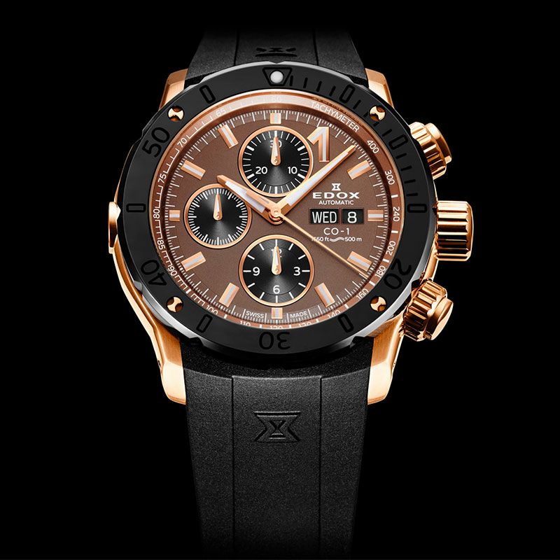 【限定モデル・定価21万】エドックス　メンズ　時計　腕時計　クロノオフショア　1エドックス