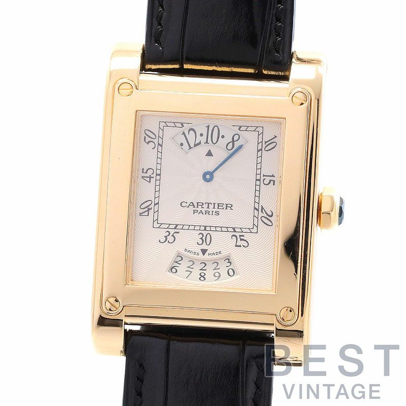 【中古】CARTIER TANK A VIS LM TIME ＆ CALENDAR CPCP カルティエ タンク・ア・ヴィスLM タイム＆カレンダー CPCP W1534451