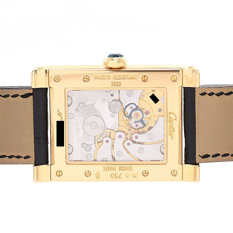 【中古】CARTIER TANK A VIS LM TIME ＆ CALENDAR CPCP カルティエ タンク・ア・ヴィスLM タイム＆カレンダー CPCP W1534451