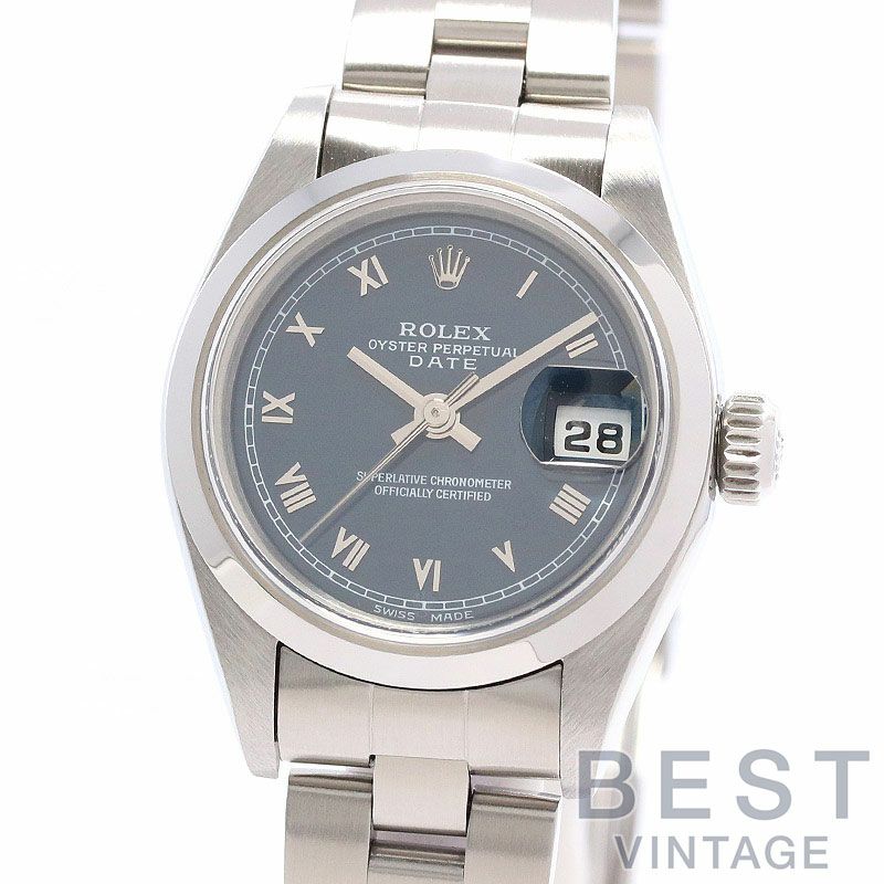 中古】ROLEX OYSTER PERPETUAL DATE ロレックス オイスター ...