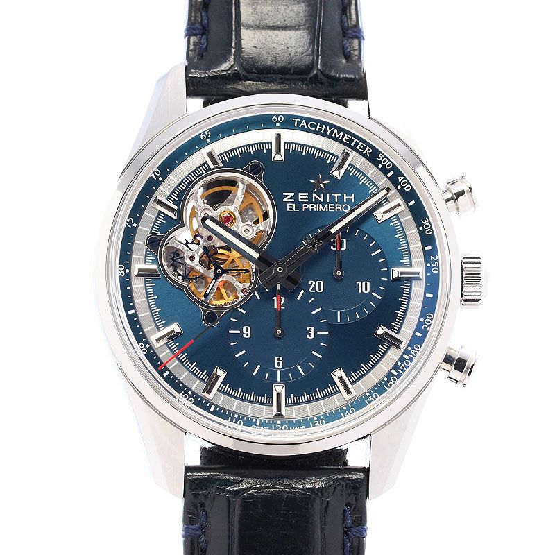 【中古】ZENITH CHRONOMASTER EL PRIMERO OPEN CHARLES VERMOT TRIBUTE ゼニス クロノマスター エル・プリメロ オープン シャルルベルモ トリビュート 03.20416.4061/51.C700