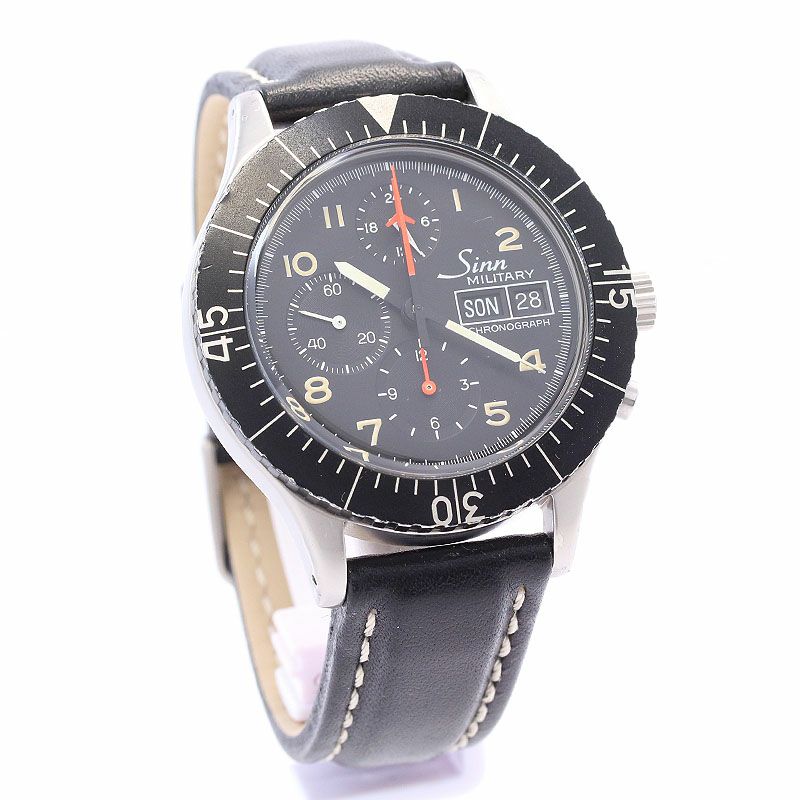 【中古】SINN Military PILOT Chronograph Model 156.B ジン ミリタリー パイロット クロノグラフ モデル 156.B 156.B 時計・腕時計の通販サイト - BEST Vintage
