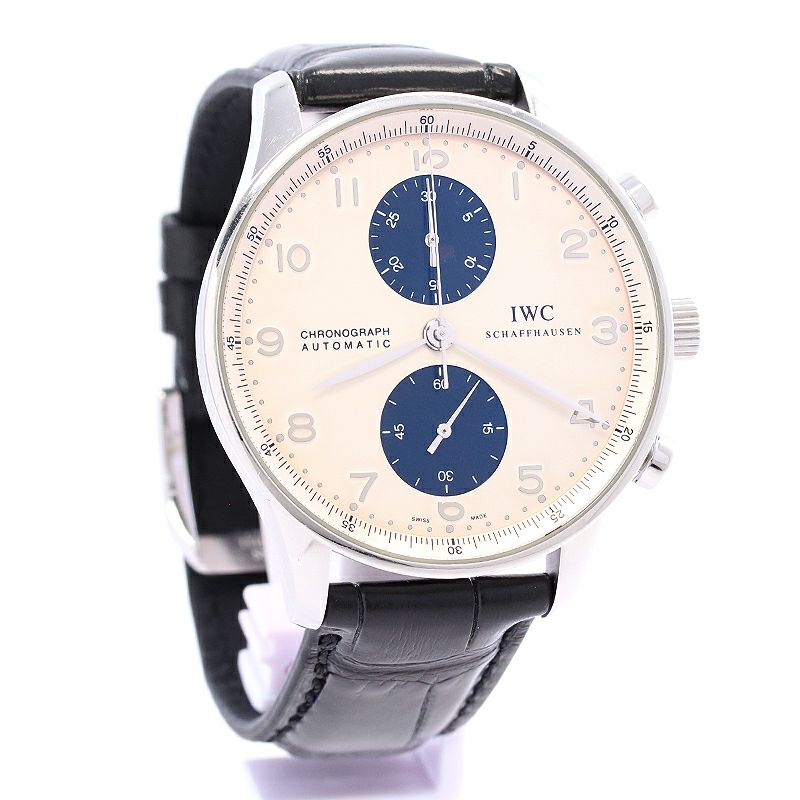 IWC ポルトギーゼ 自動巻き クロノグラフ パンダダイアル IW371411 ブランド時計＆ジュエリー 買取販売 リベロ / IWC ポルトギーゼ