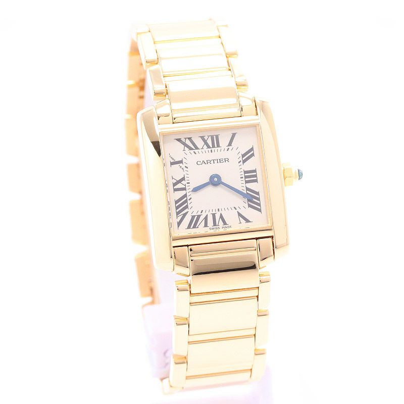 中古】CARTIER TANK FRANCAISE WATCH SMALL MODEL カルティエ タンク  