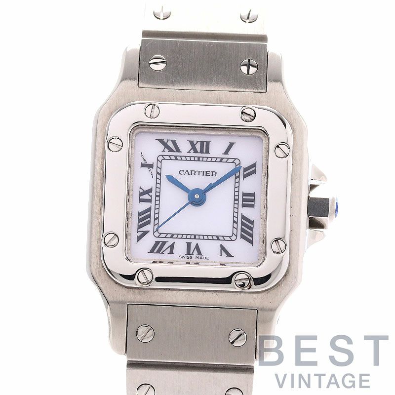 【中古】CARTIER SANTOS CARREE SMALL MODEL / SANTOS GALBEE SMALL MODEL カルティエ  サントスカレSM / サントスガルベSM 82036183｜ヴィンテージブランド｜時計・腕時計の通販サイトBEST ISHIDA（正規・中古販売店）