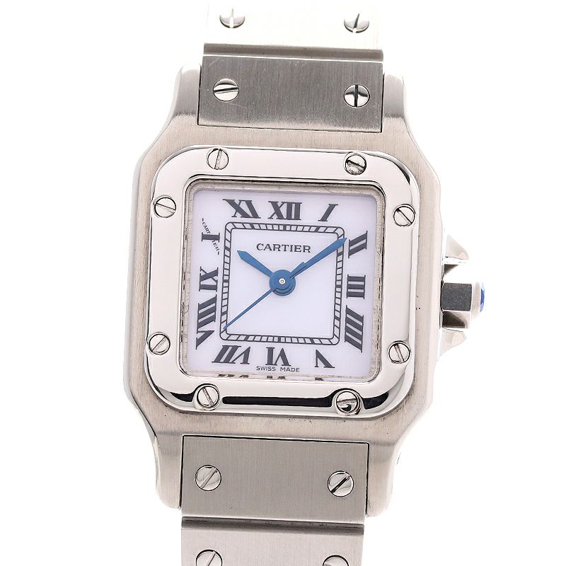 中古】CARTIER SANTOS CARREE SMALL MODEL / SANTOS GALBEE SMALL 