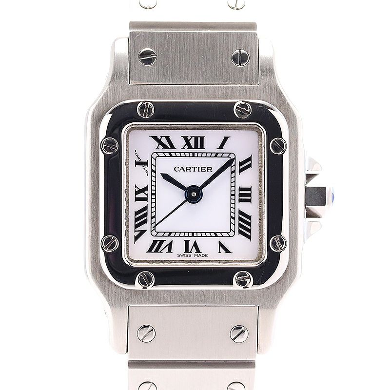 【中古】CARTIER SANTOS CARREE SMALL MODEL / SANTOS GALBEE SMALL MODEL , カルティエ  サントスカレSM / サントスガルベSM , 82036183