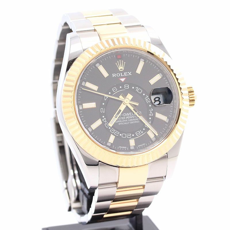 【中古】ROLEX OYSTERPERPETUAL SKY-DWELLER ロレックス オイスターパーペチュアル スカイドゥエラー 326933 (M326933-0003)
