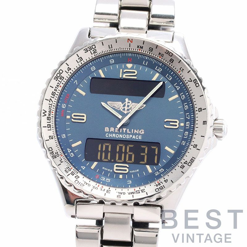 中古】BREITLING CHRONOSPACE ブライトリング クロノスペース A561C61PFA  (A56012.1)｜ヴィンテージブランド｜時計・腕時計の通販サイトBEST ISHIDA（正規・中古販売店）