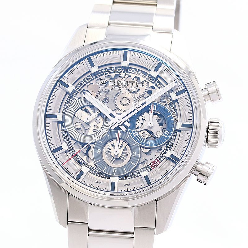 【中古】ZENITH CHRONOMASTER EL PRIMERO FULL OPEN 38MM ゼニス クロノマスター エル・プリメロ フルオープン 38MM 03.2153.400/78.M2150