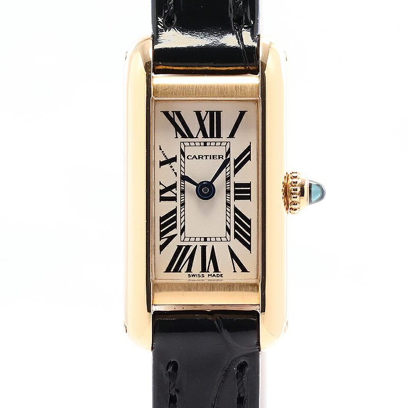 カルティエ タンクCartier TANK 金無垢WG アロンジェ正規 動作良好 中古】CARTIER TANK ALLONGE カルティエ タンクアロンジェ