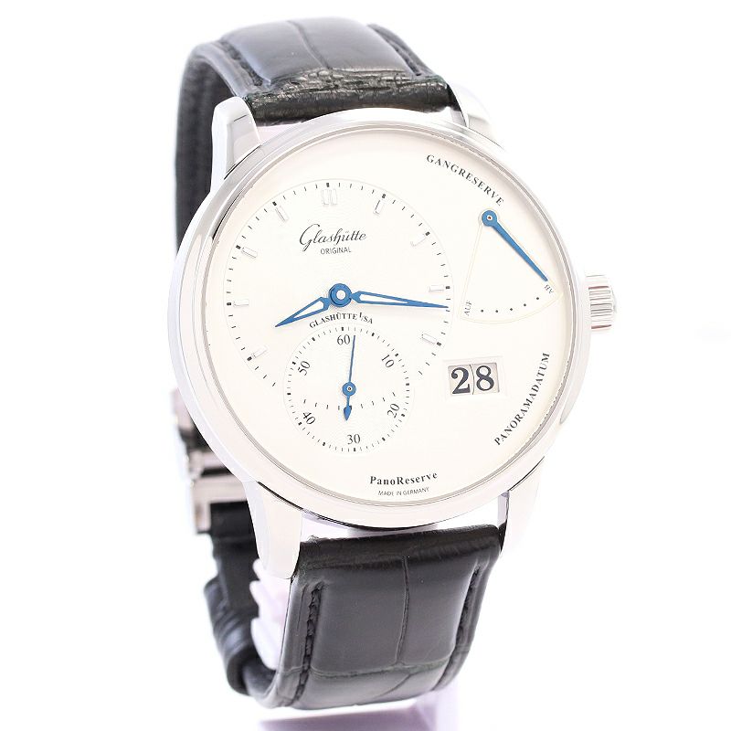 【中古】GLASHUTTE ORIGINAL PANO RESERVE <br>グラスヒュッテ・オリジナル パノ リザーブ <br>1-65-01-22-12-50