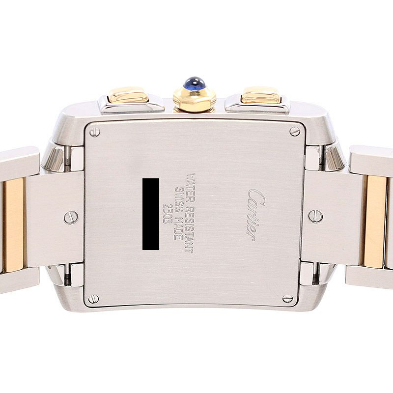CARTIER カルティエ　時計　タンク　収納ボックス 中古】CARTIER TANK FRANCAISE EXTRA-LARGE MODEL CHRONO REFLEX