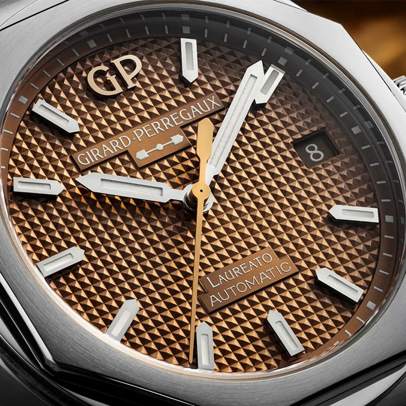 GIRARD-PERREGAUX LAUREATO 38mm COPPER ジラール・ペルゴ ロレアート 38mm コッパー  81005-11-3154-1CM｜正規取り扱いブランド｜時計・腕時計の通販サイトBEST ISHIDA（正規・中古販売店）