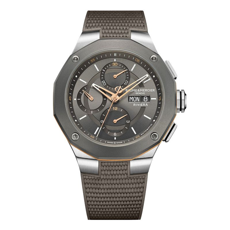BAUME&MERCIER ボーム＆メルシー リビエラ　デイト　保存箱付属 BAUME & MERCIER - BAUME&MERCIER ボーム＆メルシー リビエラ