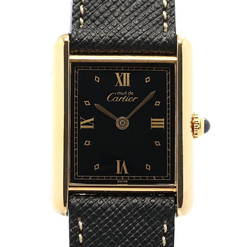 中古】CARTIER MUST TANK LARGE MODEL VERMEIL カルティエ マストタンク LM ヴェルメイユ  W1001254｜ヴィンテージブランド｜時計・腕時計の通販サイトBEST ISHIDA（正規・中古販売店）